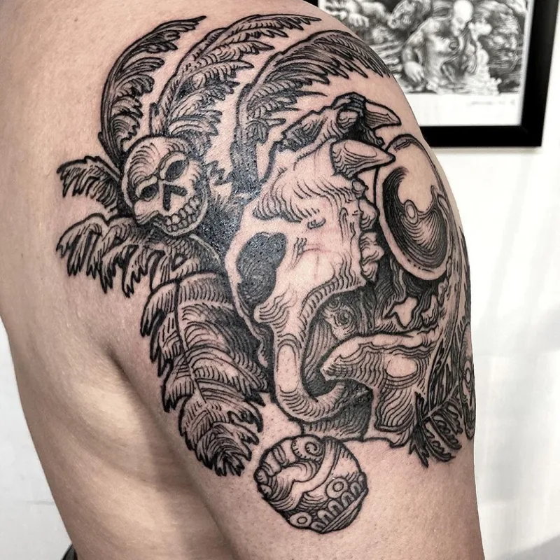 Tattoo by Buitrón — Púrpura Tatuajes Puerto Vallarta