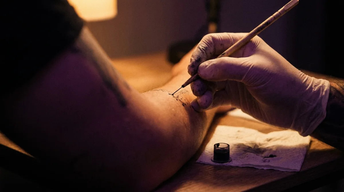 Handpoke: what hand-done tattooing is and how it differs from a machine