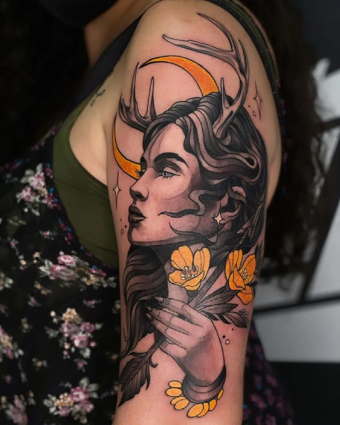 Trabajo de tatuaje en Púrpura Tatuajes Puerto Vallarta